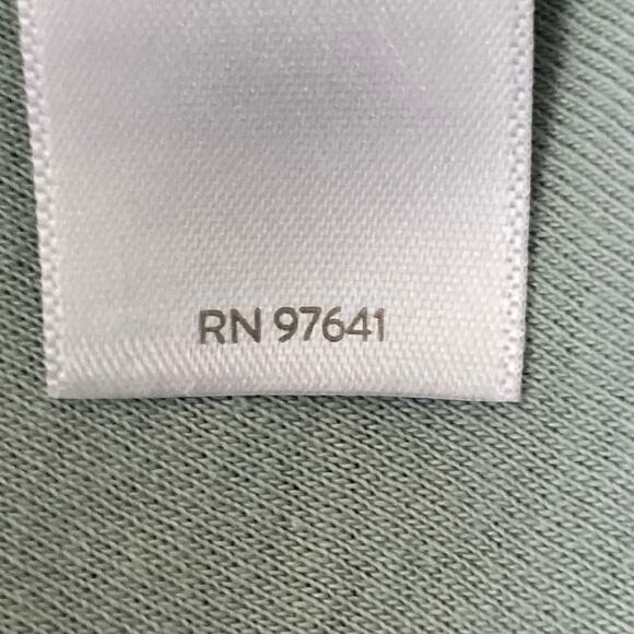 J. Jill Sage Green V-neck Knit Top Front Pockets Casual Coastal Comfy Sz LG - Picture 7 of 8